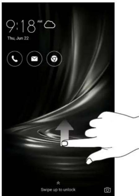 9:18 AM Thu, Jun 22 Swipe up to unlock