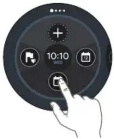 LG LGW270 - Настройка меню на главном экране часов - 1