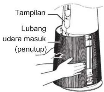 Tampilan Lubang udara masuk (penutup)