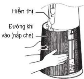 Hiền thị Đường khí vào (nắp che)