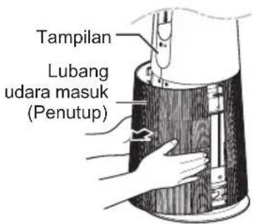 Tampilan Lubang udara masuk (Penutup)