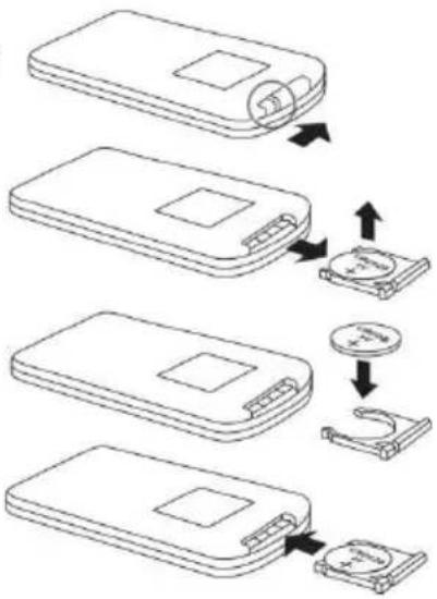 BUSH T-701 - To replace the battery in the remote - - 1