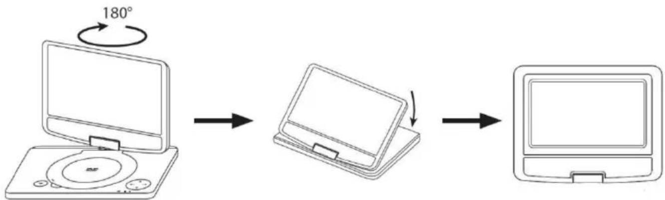 BUSH T-701 - Viewing options – swivel screen - 1