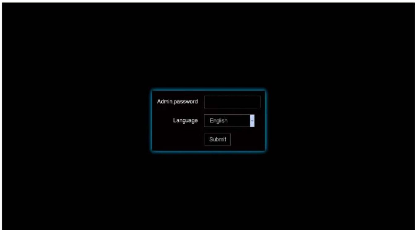 Admin.password Language English Submit
