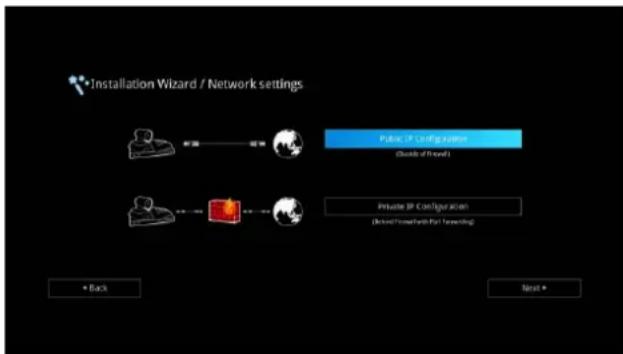 AVer EVC130P - Select the network environment that user has used. - 1