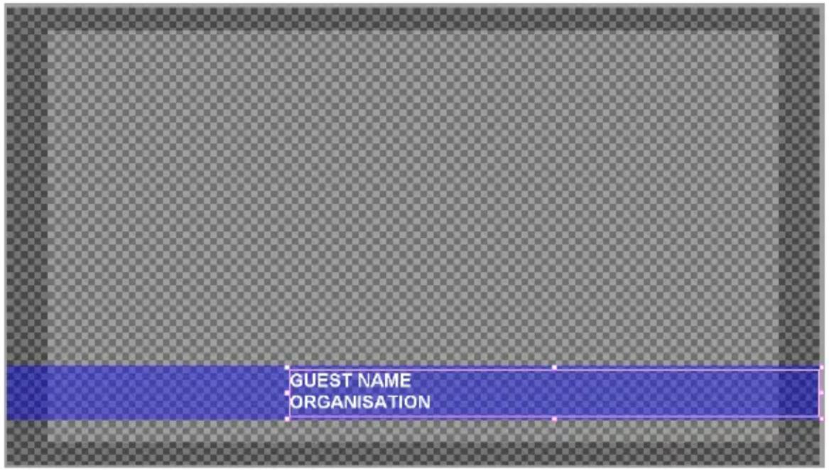 GUEST NAME ORGANISATION