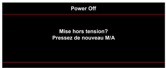 OPTOMA EH338 - Mise hors tension - 1