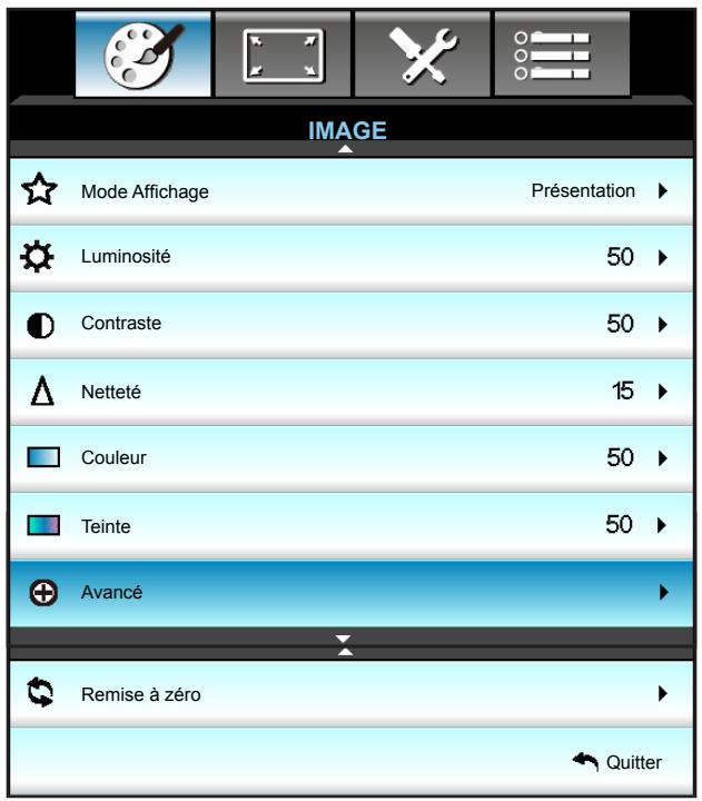 OPTOMA EH341 - Menu Image - 1