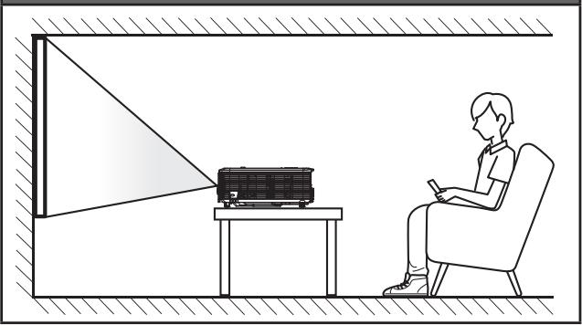 OPTOMA EH345 - Installation du projecteur - 1