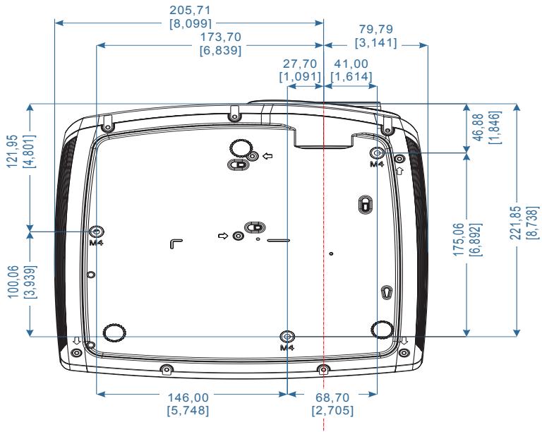 OPTOMA EH415 - Installation au plafond - 4