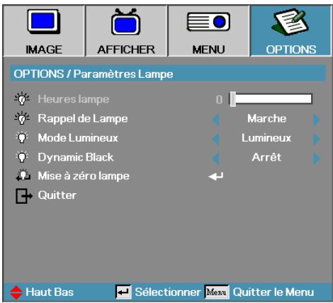 OPTOMA EH415 - Commandes de l'utilisateur - 1