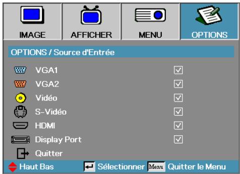OPTOMA EH415 - Commandes de l'utilisateur - 1