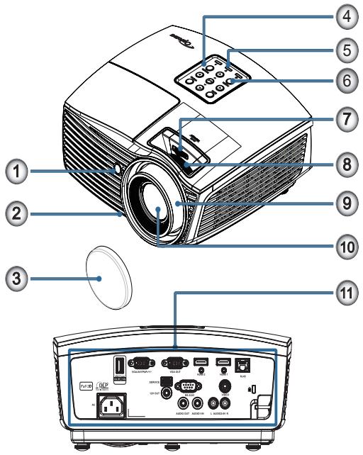 OPTOMA EH415e - Unité principale - 1