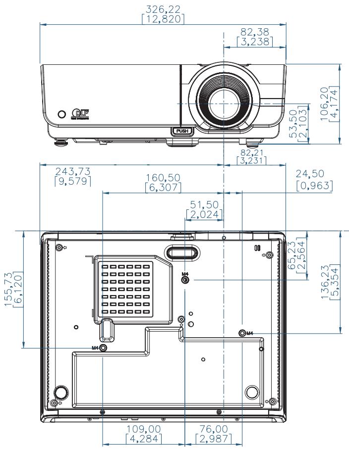 OPTOMA EH500 - Installation au plafond - 3