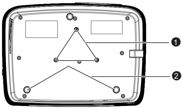 OPTOMA EH501 - Vue de dessous - 1