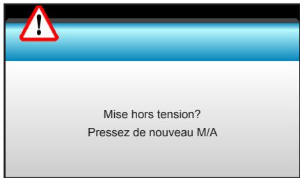OPTOMA EH504 - Mise hors tension - 1