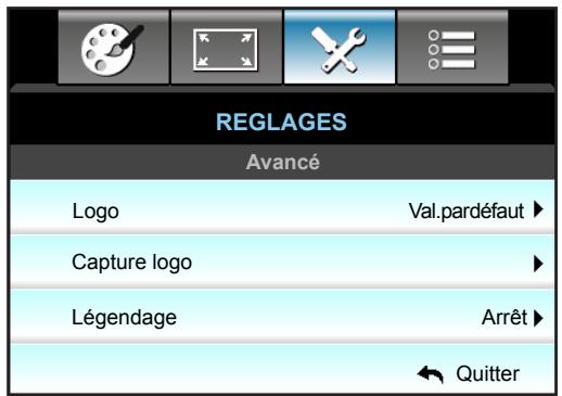 OPTOMA EH504 - Menu Configuration - Avancé - 1