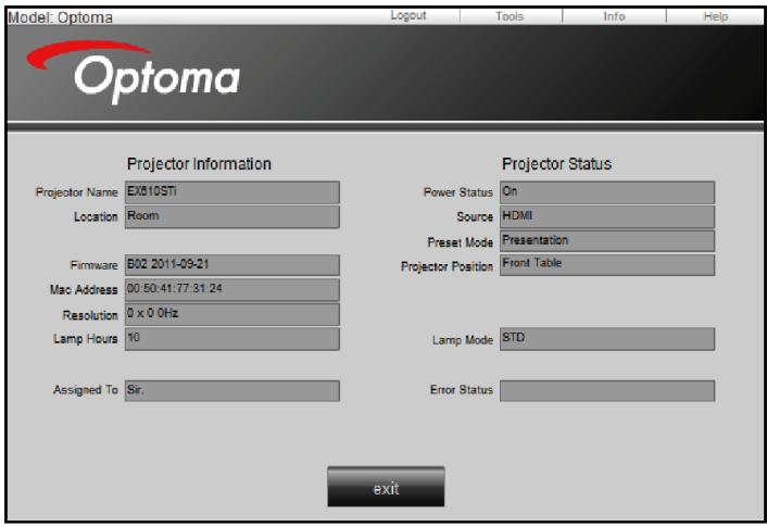 OPTOMA EH504 - UTILISER LE PROJECTEUR - 1