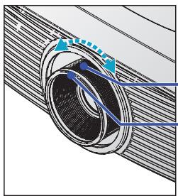 OPTOMA EH505 - Réglage du Zoom / Mise au point - 1