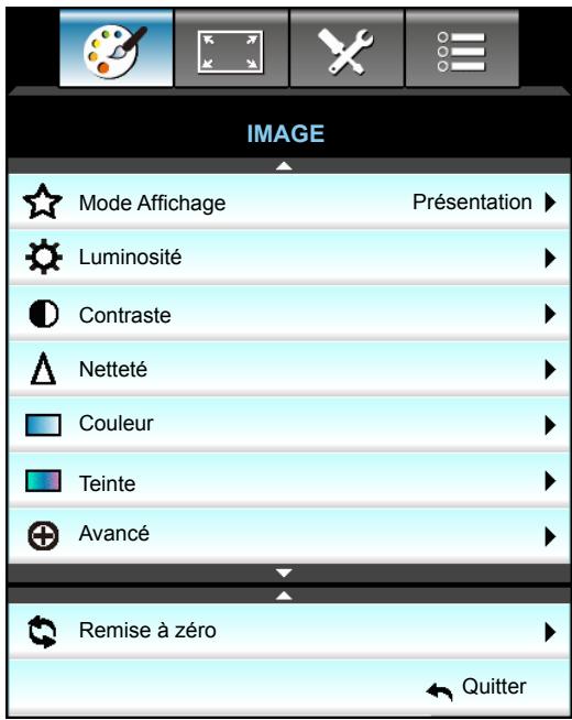 OPTOMA EH515T - Menu Image - 2