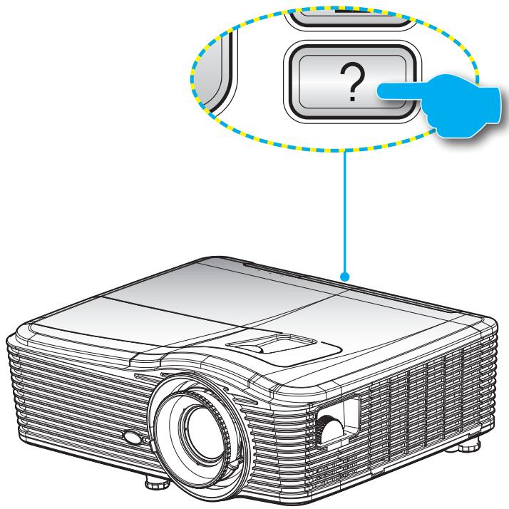 OPTOMA EH515T - Utiliser le bouton Informations - 1