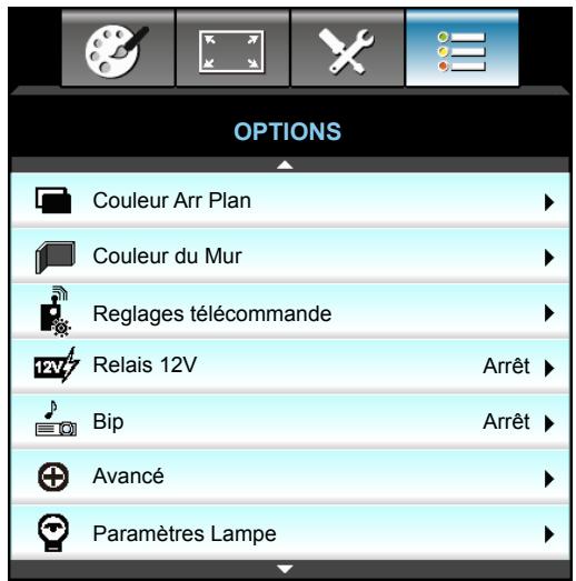 OPTOMA EH515TST - Menu Options (suite) - 1
