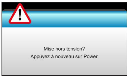OPTOMA EH515TST - Mise hors tension - 1