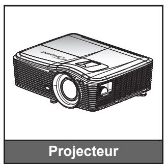OPTOMA EH515TST - Description du contenu de la boîte - 1