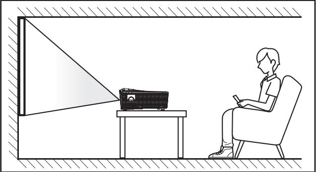 OPTOMA EH515TST - Installation du projecteur - 1