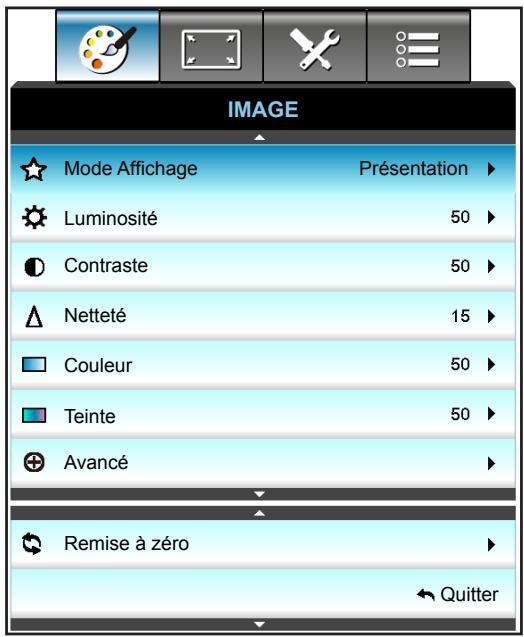 OPTOMA EH615 - Menu Image - 1