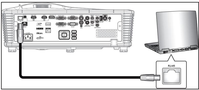 OPTOMA EH615 - LAN RJ45 - 1