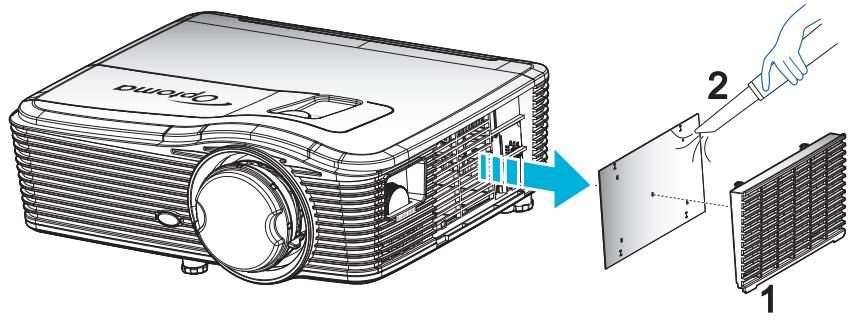 OPTOMA EH615 - Procédure : - 1