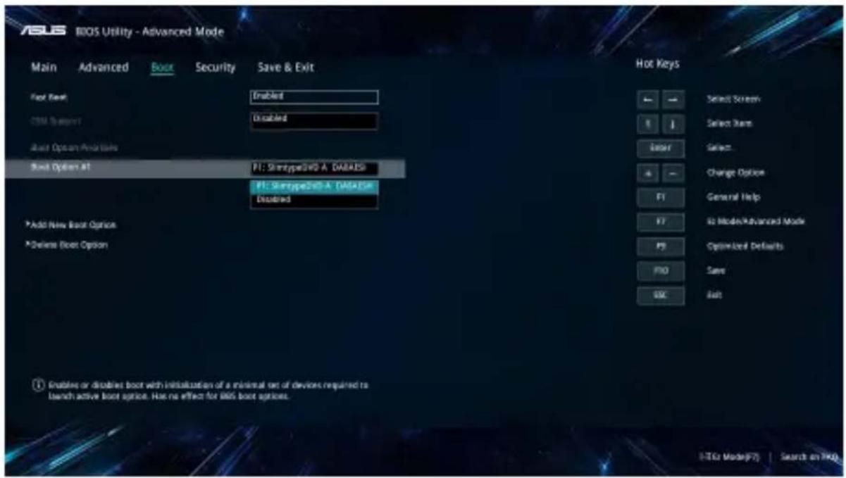 ASUS TUF Gaming FX505GU - 启动(Boot)菜单 - 1