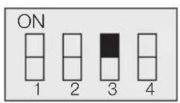 Vimar 01740 - Configurazione Sensibilità PIR (Dip-switch 3) - 1