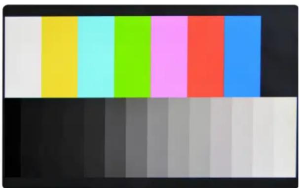 TVLogic R-5T - - Displays internally generated test patterns. - 1