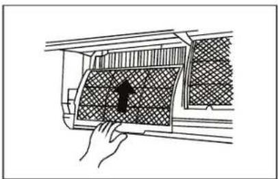 Hand placing a patterned panel into a car air vent (no text or symbols visible)