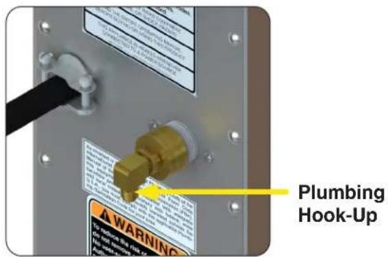 Plumbing Hook-Up WARNING