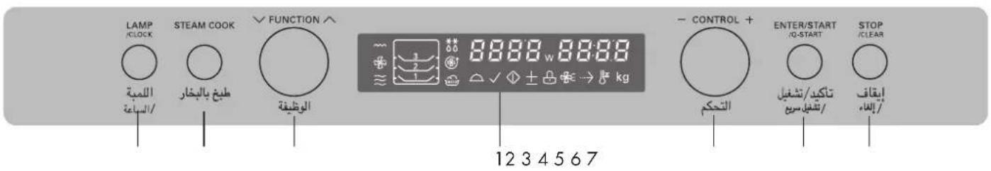 LG SolarDOM MP9289JSCS - Control Panel - 1