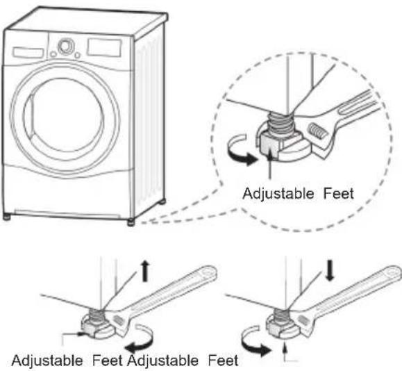 Adjustable Feet Adjustable Feet Adjustable Feet