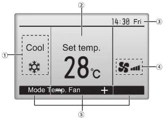 MITSUBISHI PEA-M125GAA - Display - 2
