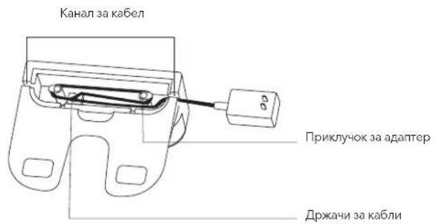 Канал за кабел Приключок за адаптер Држачи за кабли