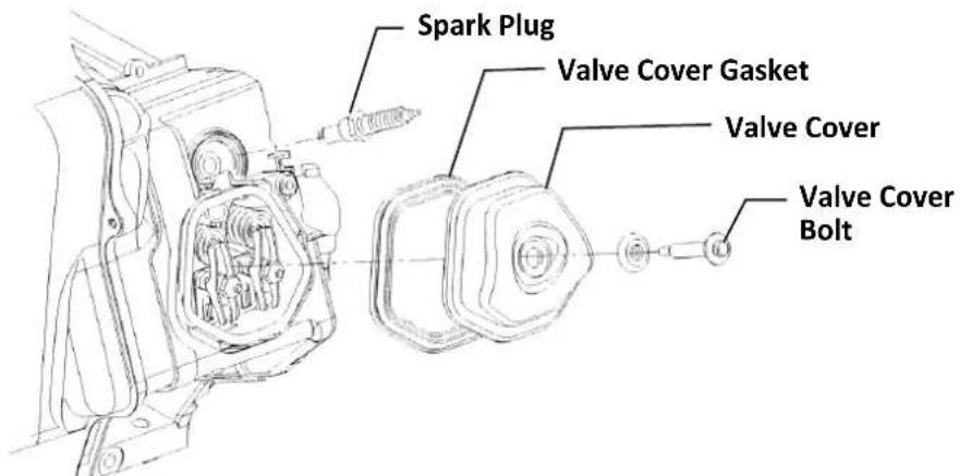 Spark Plug Valve Cover Gasket Valve Cover Valve Cover Bolt