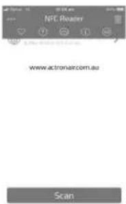 NFC Reader www.actronar.com.au Scan