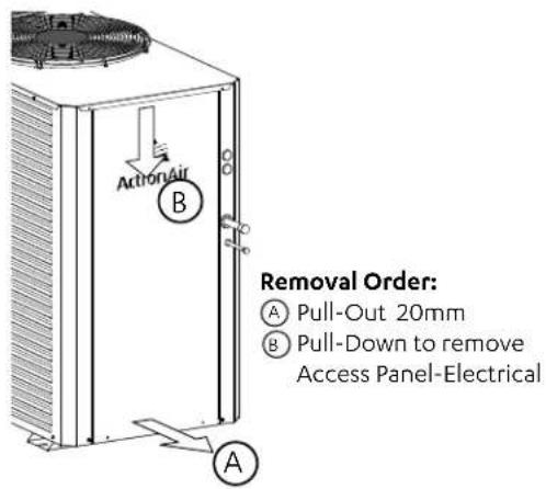 ActronAir Classic CRA230T - Remove Access Panel. - 1
