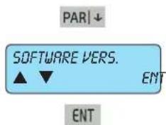PAR↓ SOFTWARE VERS. ▲▼ ENT ENT