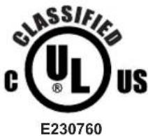CLASSIFIED c UL US E230760