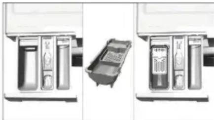 BEKO WTE 6532 B0 - Nëse produkti ka një gotë për detergjent të lëngshëm. - 1