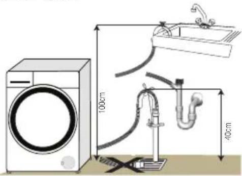 BEKO WTE 6532 B0 - Lidhja me shkarkuesin - 2
