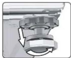 Technika TFL7W - Adjusting the Feet - 2