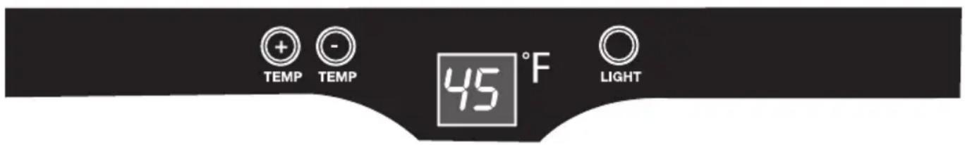 TEMP TEMP 45 °F LIGHT